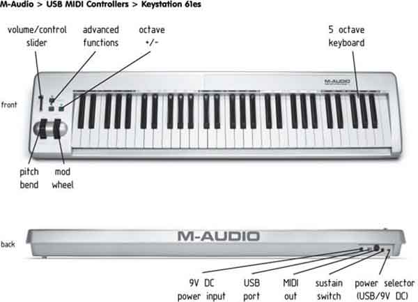 M-Audio Keystation 61es
