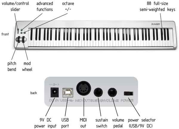 M-Audio Keystation 88es