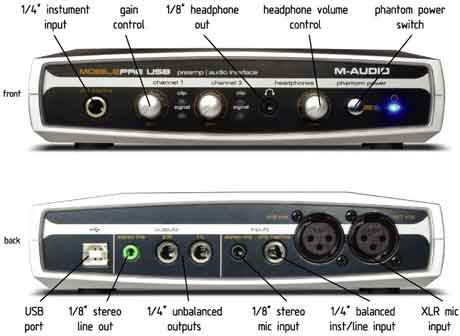 M-Audio Mobile Pre